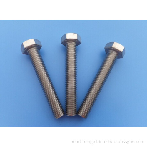 CNC Machining Stainless Steel Hex Screws